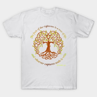 Tree of Life Proverbs 11:30 T-Shirt